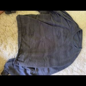 Grey camo oversized long sleeve